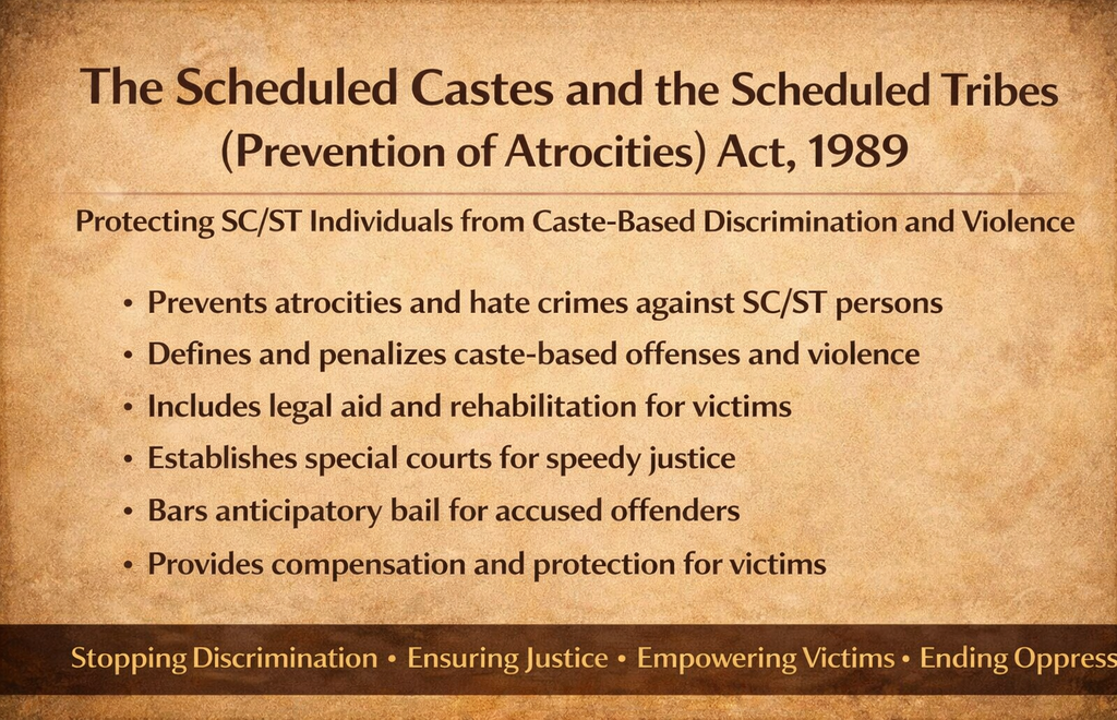 THE SC-ST-(PREVENTION OF ATROCITIES) ACT, 1989